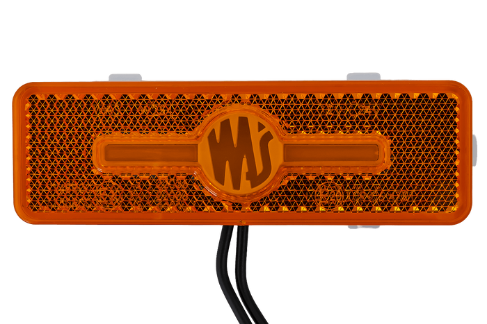 WAŚ W254 2033 LED-markeringslampe, oransje, universal, med holder