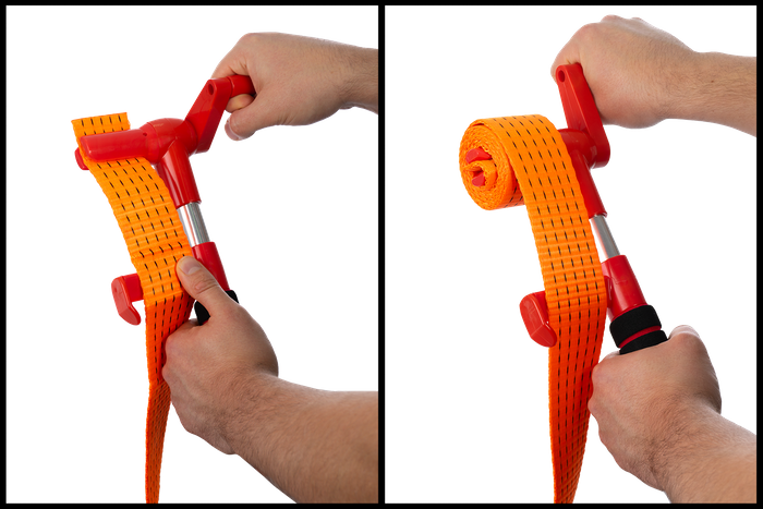 Transportbeltetrekker opruller