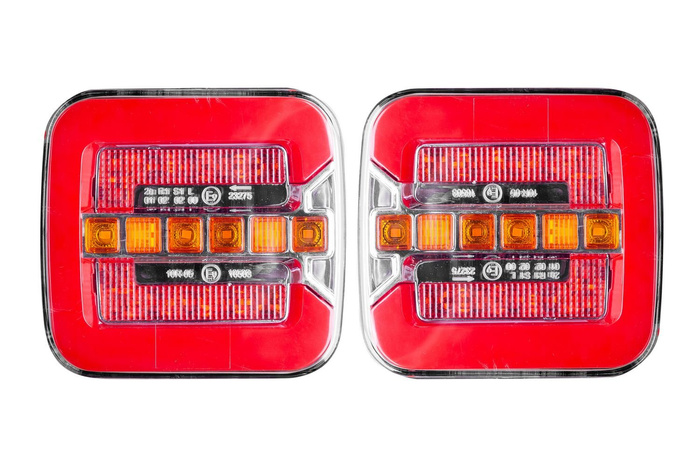 TT-teknologi TT.12523B LED-baklykter 4 funksjoner venstre+høyre, trådløs, magnetisk