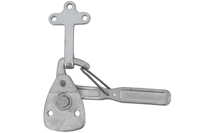 Venstre sidekobling med WINTERHOFF WV 10-L + WVG 10-A feste, komplett tilhengersidelukking