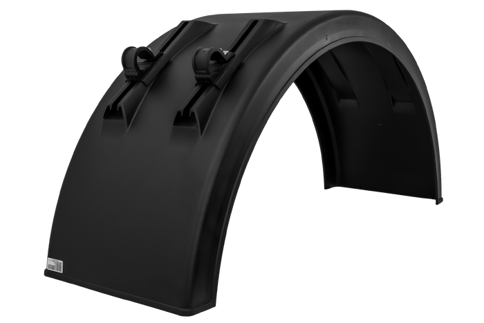 Skvettskjerm for tilhenger 19,5-22,5" DOMAR DK2975 hjulbue 1250/430 mm med monteringsbraketter