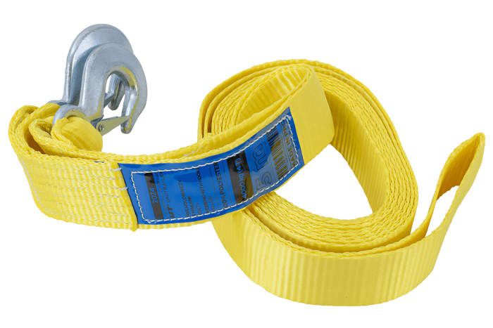 Slepetau med kroker UNITRAILER slepestropp 5m/50mm/4t gul