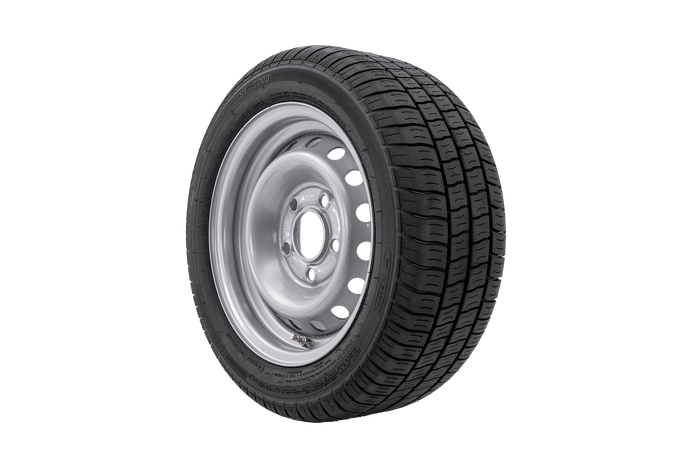 Forsterket hjul til henger TIRE GT Radial 195/50 R13C 104/101N FELG KENDA 6Jx13"H2 5x112 ET:30