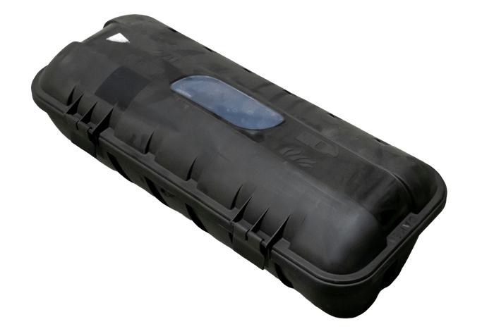 UTSLUKKING Brannslukningsapparatboks 9/12 kg DAKEN 82511 STRIKE 707x322x239mm svart