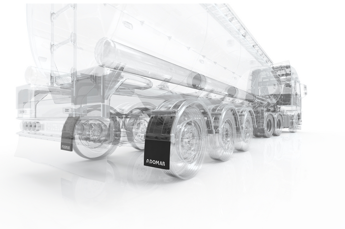 Skvettlapp DOMAR DK5115 skvettskjerm 400/700mm