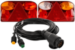 Baklykter FRISTOM FT-088 + MANTES sele 7m 13-PIN