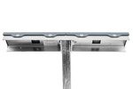 Dobbel grå flat propp - PZ2 H = 400 mm