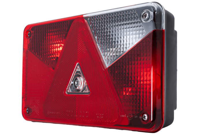 ASPÖCK Multipoint V baklykt, 7 funksjoner, høyre