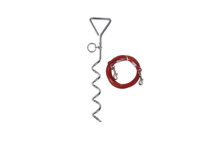 ProPlus 361857 hundebånd med stålkabel 4,5 m