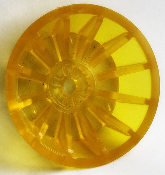 Sett: buevalse med to Knott PVC slirer