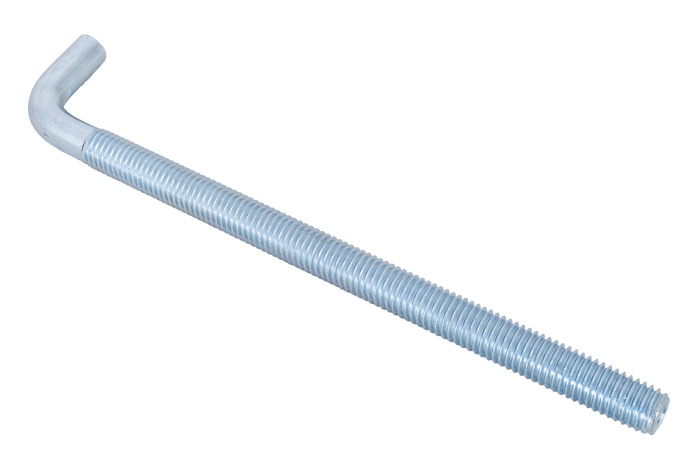 DROMET HP M10x170 konstruksjonskrok med vinklet ende (rett)