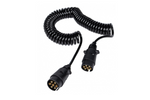 KAMAR E1219 spiralformet elektrisk kabel 5m 12V 7PIN plugg