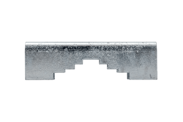 Dromet takket kobling for M10x53 klemme