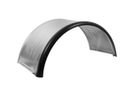 Dobbelskjerm for tilhenger 15-16" DOMAR DK7115 hjulbue 880/400mm metall med gummikant