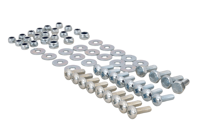 Skruesett for montering av MARCOPOL aluminiumsdeksel