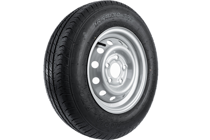 Forsterket hjul for tilhenger DEKK LINGLONG 165/80 R13C 96/94N FELG UNITRAILER 4,5Jx13"H2 5x112 ET:30