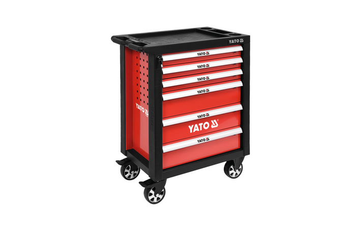 Verkstedskap med 6 skuffer YATO YT-55299 serviceskap 97,5x76,5x46,5cm