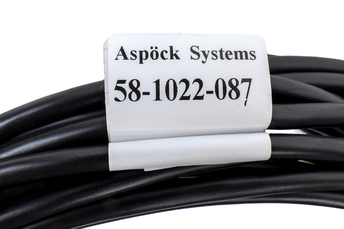ASPÖCK 58-1022-087 elektrisk installasjon tilhengerledning 4,5 m 7PIN-plugg bajonetter 2x5PIN