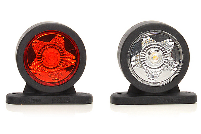 WAŚ 883 LED-markeringslampe, universal, på gummiarm