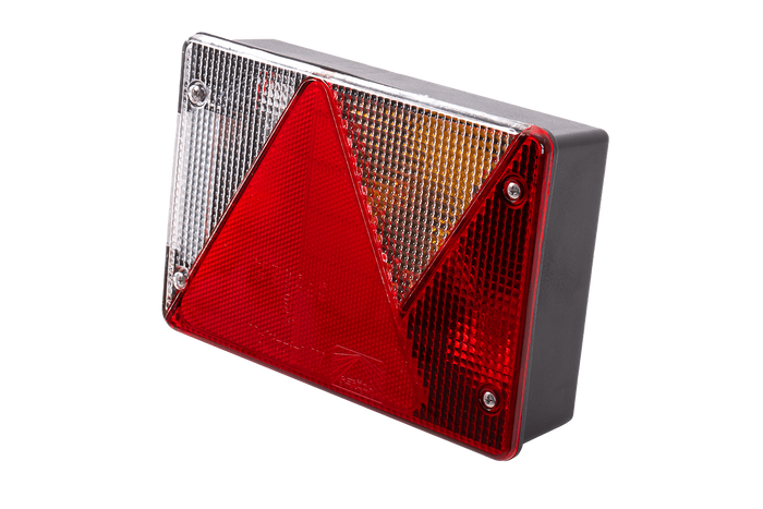 ASPÖCK Multipoint IV baklykt, 6 funksjoner, høyre