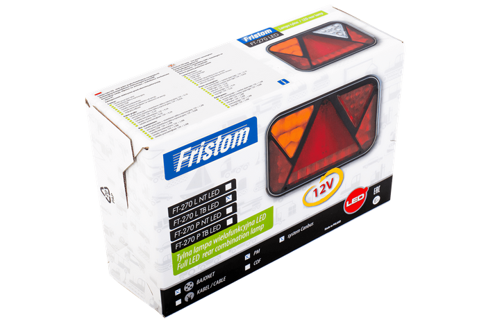 Baklys FRISTOM FT-270 LED CANBUS 6 funksjoner igjen