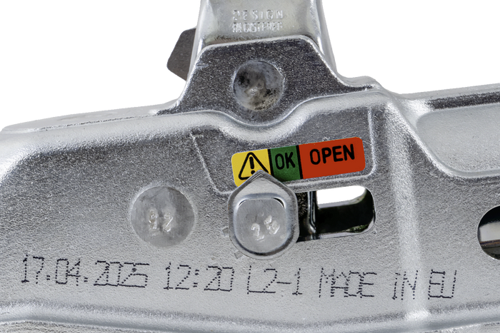 STEELPRESS BC-3000C-00-00+Z2 kulekobling for 3000 kg tilhenger med 35-50 mm rørdrag, støpejern