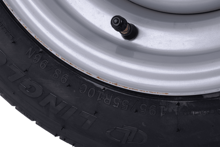 OUTLET Forsterket hjul for tilhenger DEKK LINGLONG 195/55 R10C 98/96N FELG UNITRAILER 6Jx10" 5x112 ET:-4