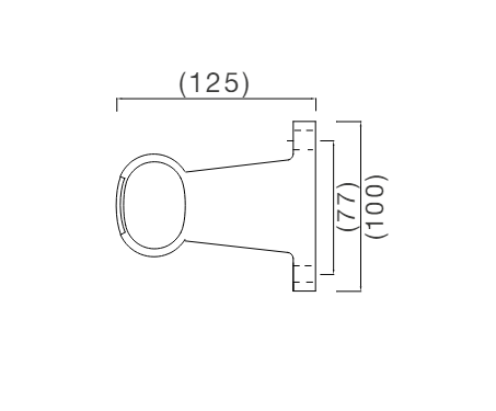 Sett med to ASPÖCK SUPERPOINT II universelle markeringslamper på en gummiarm