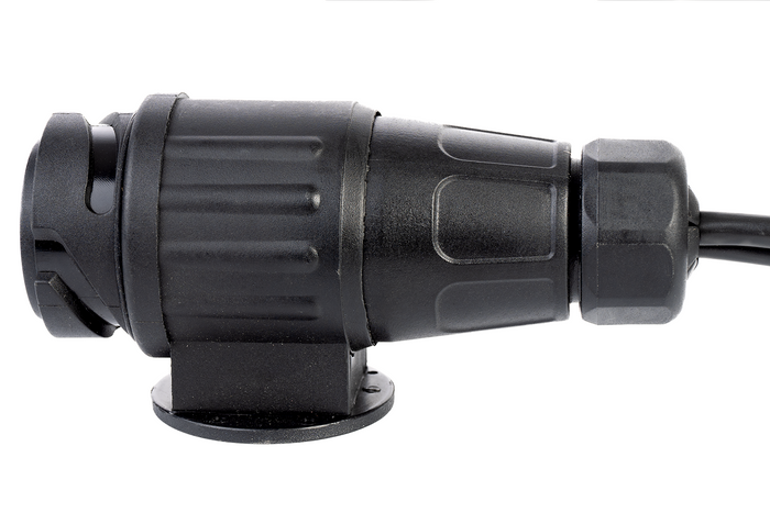 MANTES elektrisk installasjon, tilhenger trekkvogn sele, 5 m, 13 PIN støpsel, 2x 5 PIN bajonetter