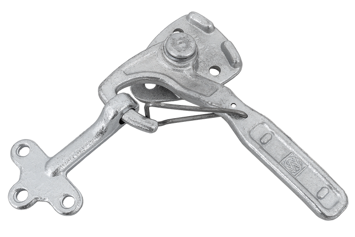 Venstre sidekobling med WINTERHOFF WV 10-L + WVG 10-A feste, komplett tilhengersidelukking