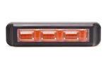 Varsellampe WAŚ 2466 W285 LED blinkende lampe oransje MASTER/SLAVE
