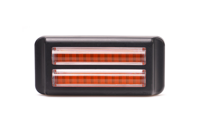 Varsellampe WAŚ 2469 W284 LED blinkende lampe oransje MASTER/SLAVE
