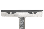UTLØPSUNITILHENGER flat sidestøtte, lengde 30 cm, høyde 40 cm, for båthenger, GRÅ