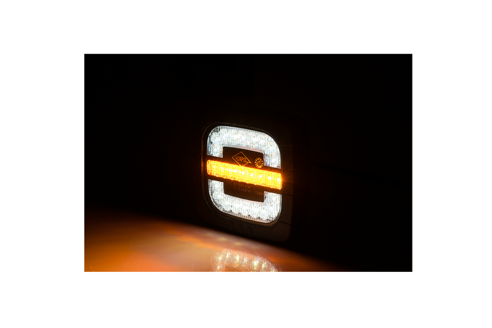 HORPOL ROCA LZD 2806 LED-frontlykt 2 funksjoner universal med holder