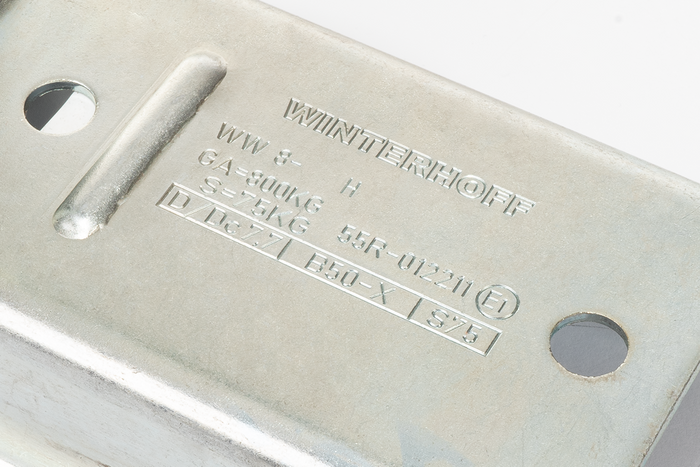 WINTERHOFF WW8-H kulefeste for 800 kg tilhenger med 70 mm firkantet drag