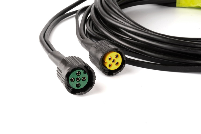 MANTES elektrisk installasjon, tilhenger trekkvogn sele, 5,5 m, 13 PIN støpsel, 2x 5 PIN bajonetter