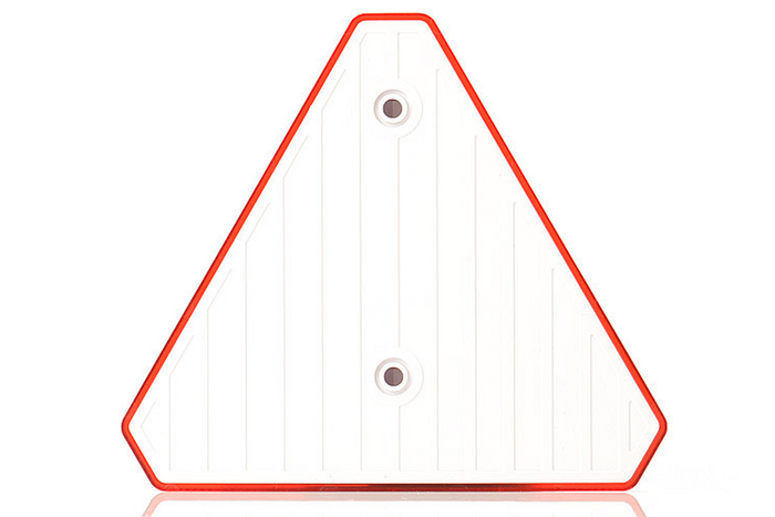 WAŚ UT125 rød refleks trekant 839