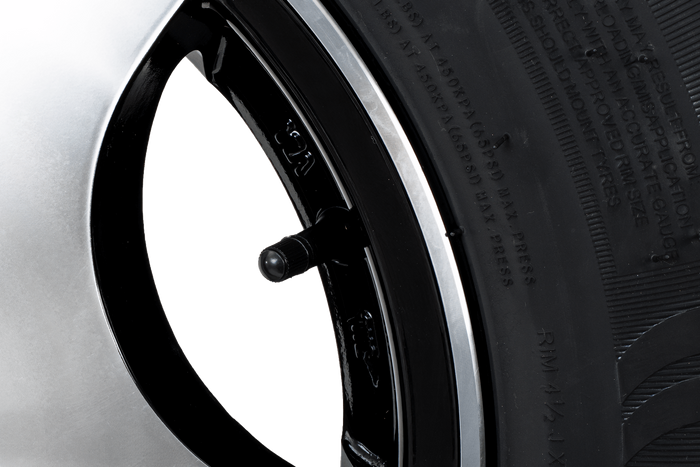 Forsterket hjul for tilhenger KENDA DEKK 165/80 R13C 96/94N ALU FELG STARCO polert 5Jx13"H2 5x112 ET:30