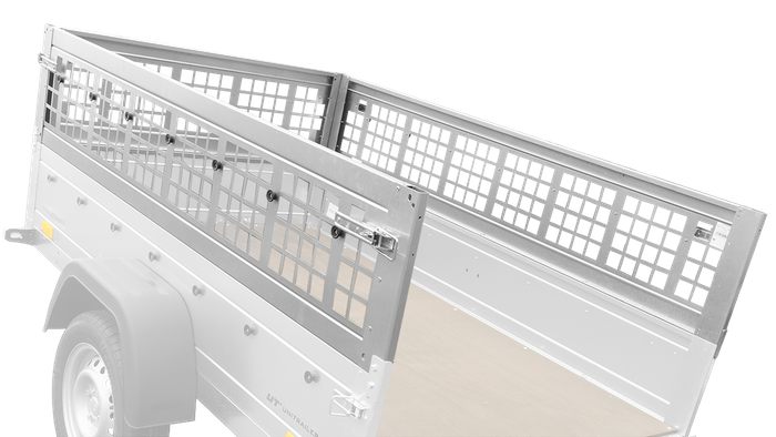 Nettingsider for UNITRAILER GARDEN TRAILER 201 KIPP tilhenger