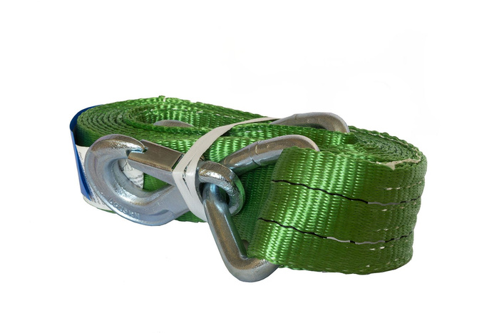 Slepetau med kroker UNITRAILER slepestropp 5m/60mm/6t grønn