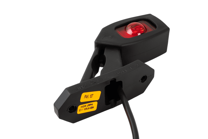 HORPOL LD 2109/P LED høyre markeringslampe på gummiarm