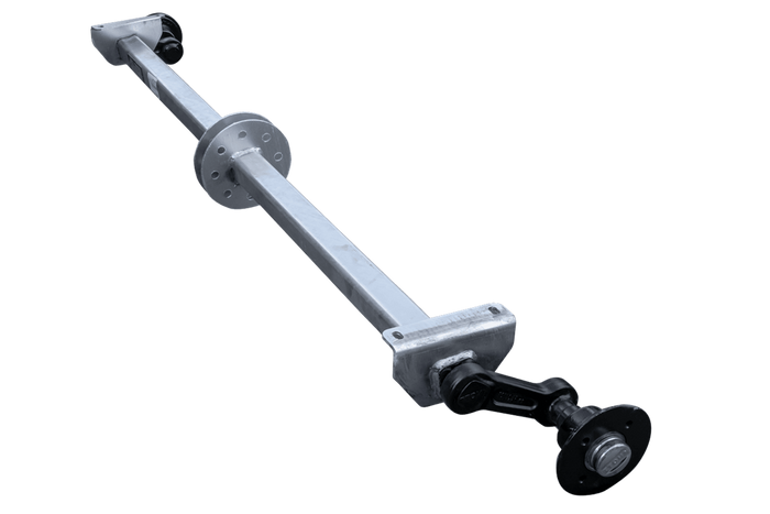 KNOTT VG7-L ubremset aksel for tilhenger 750kg 1607mm 2027mm 4x100