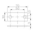Winterhoff skive for klemme ZBF 10-PO og ZBF 10-SD