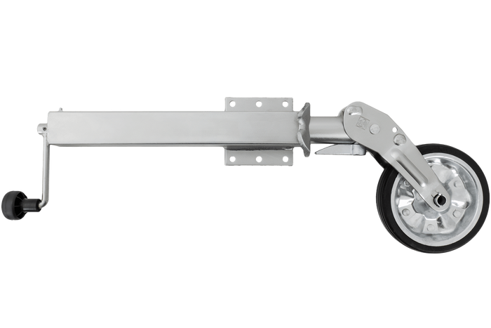 AL-KO 1863497 automatisk støttehjul med håndtak 400 kg 60 mm 775-1010 mm