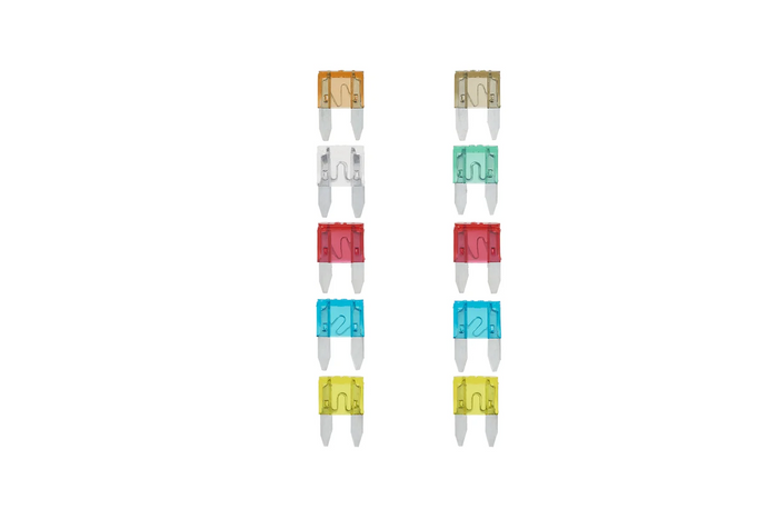 ProPlus 490371S minisikringer av typen blad, blandet 12V/24V, sett med 10 stk.