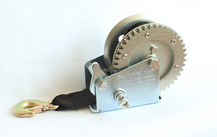 450 kg båthengervinsj med belte uten Knott-hus