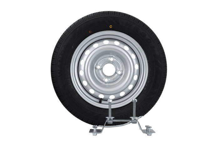 Reservehjul for tilhenger med brakett DEKK WANDA 155/70 R13 79N FELGTRAILER TOPP 4Jx13&quot;H2 4x100 ET:30