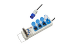 CEE camping skjøteledning med splitter ProPlus 373583DE 10m kabel, 3x Schuko-kontakter, 2xUSB