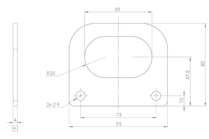 Feste beltet til MOTO-tilhengeren