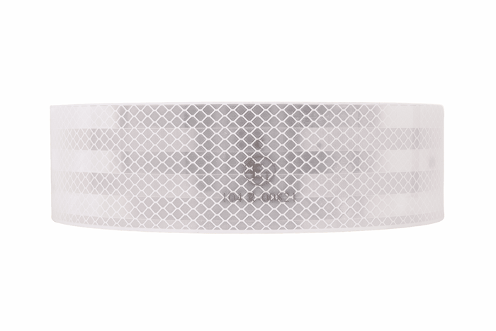 3M selvklebende refleksbånd, kontur, hvit - 1 meter